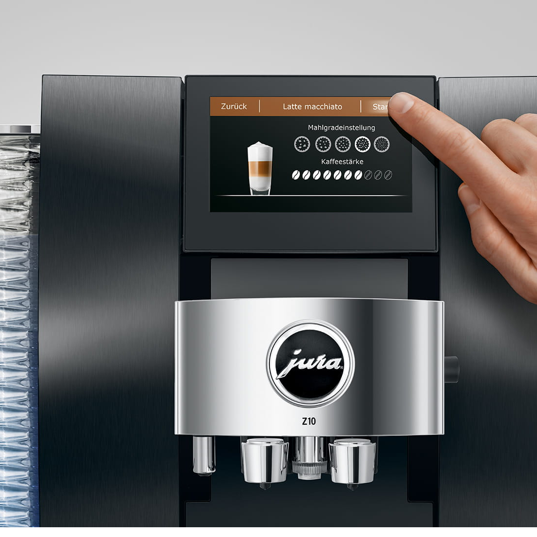 Cafetera Jura Z10 (Signature Line - Aluminium Dark Inox)