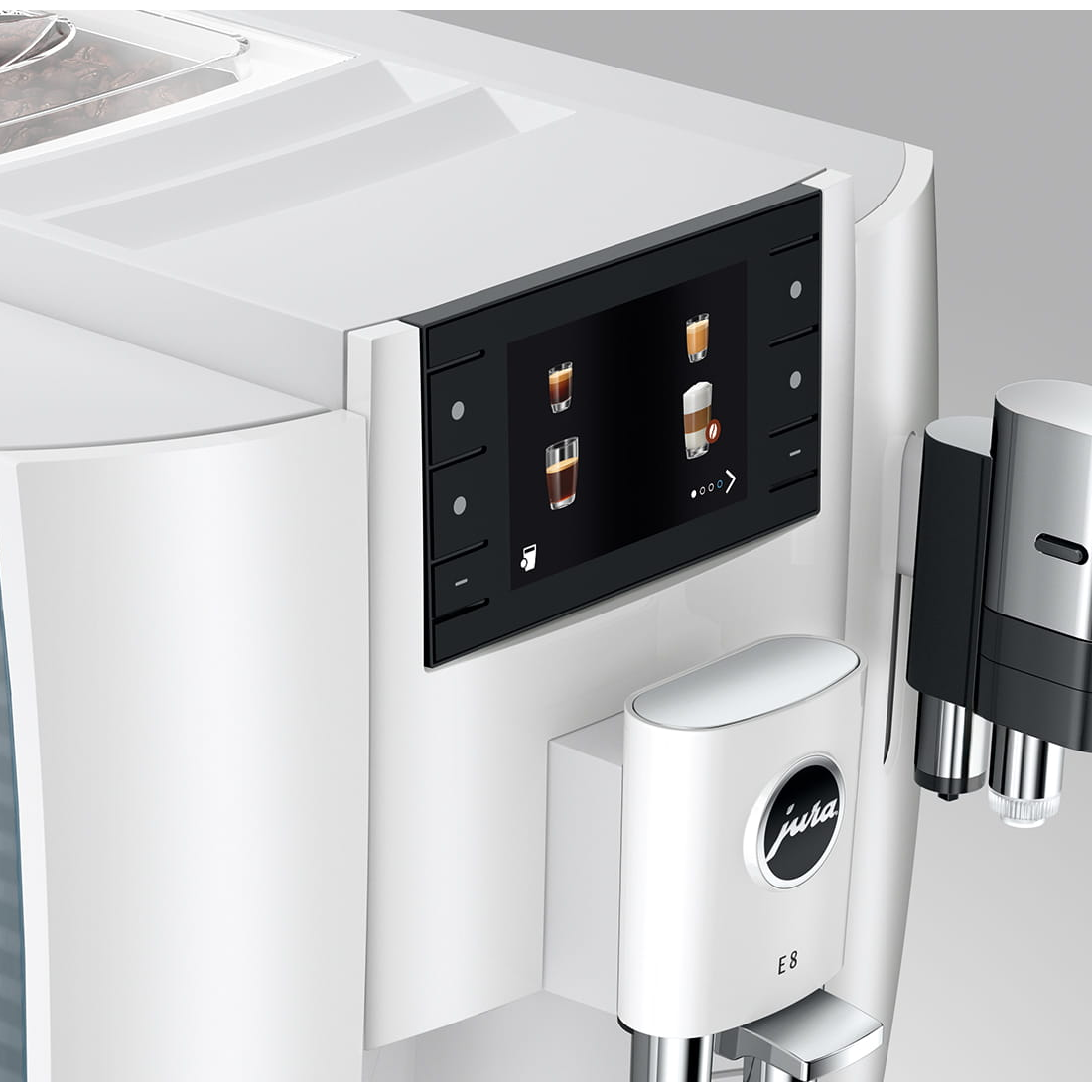 Cafetera Jura E8 (Piano White)